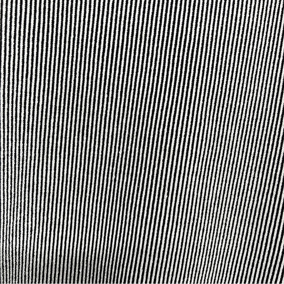 Eileen Fisher Black & White Mens Ringer Crew Neck Oversized Sweater Women Medium - Picture 8 of 10